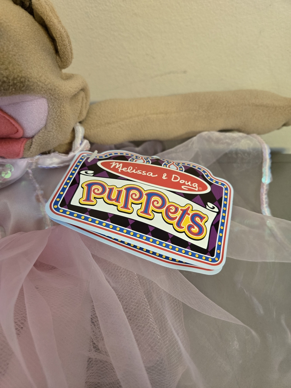Melissa & Doug Tina Prima Ballerina 21" Plush Hand Puppet - Picture 4 of 10